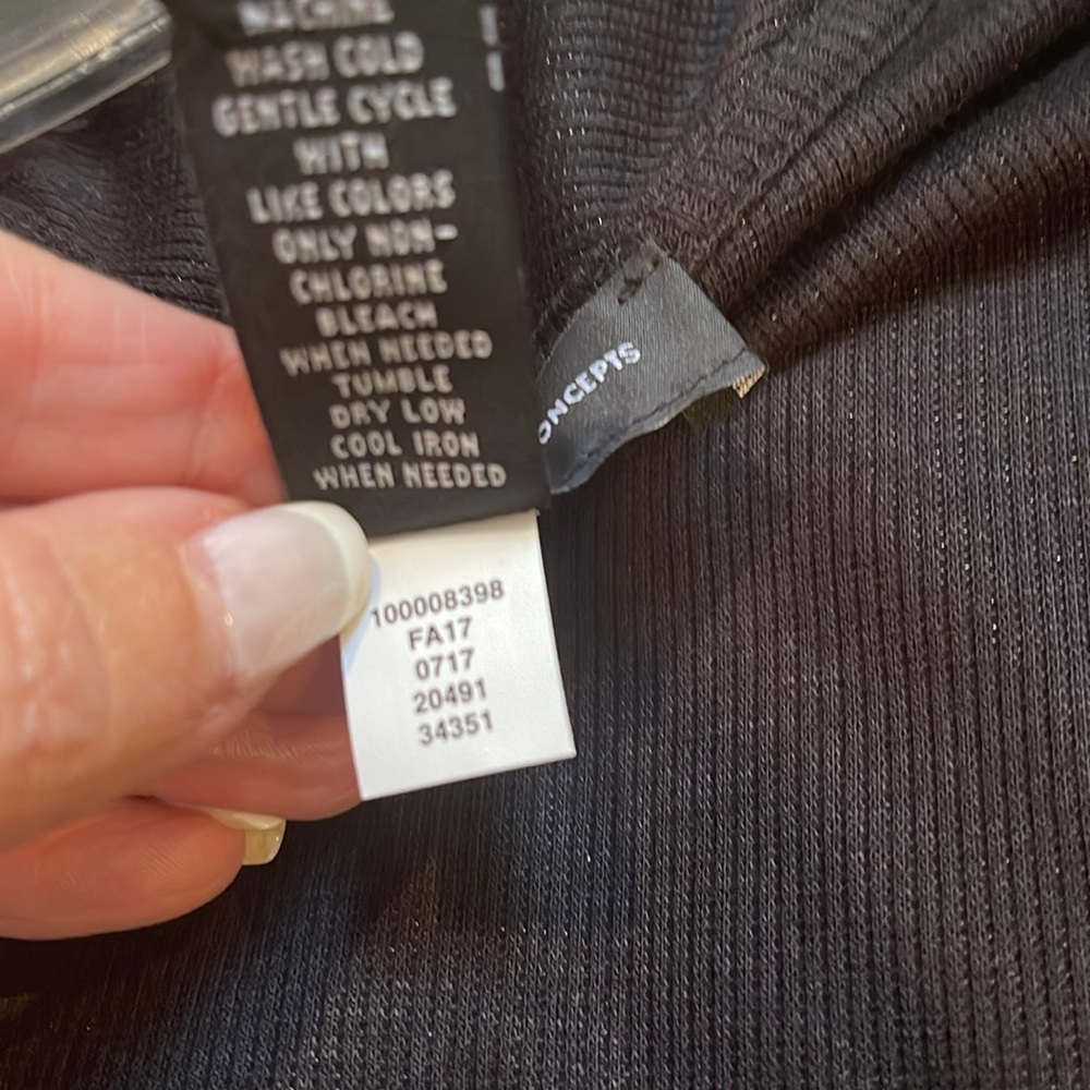 Inc Open Front Drape Long Line Transitional Vest … - image 5